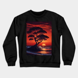 Golden Hour Serenity Crewneck Sweatshirt